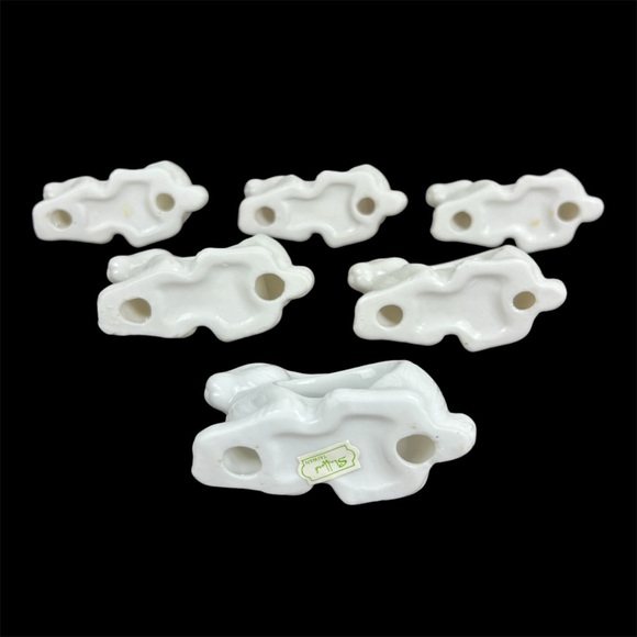 Vintage Shafford Porcelain Bunny Napkin Ring - Picture 6 of 6